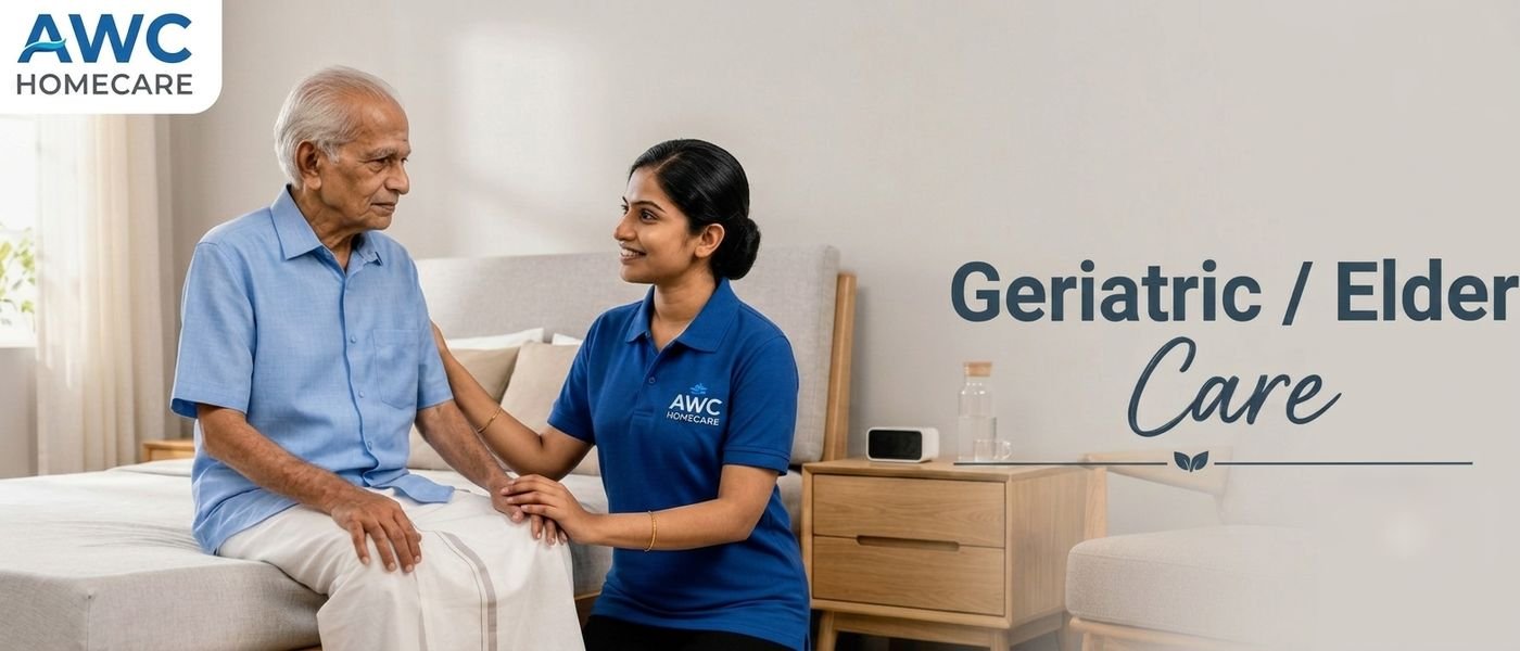 Geriatric and elder care at home