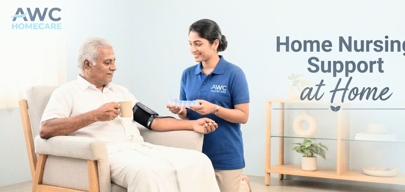 Professional caregiver support at home
